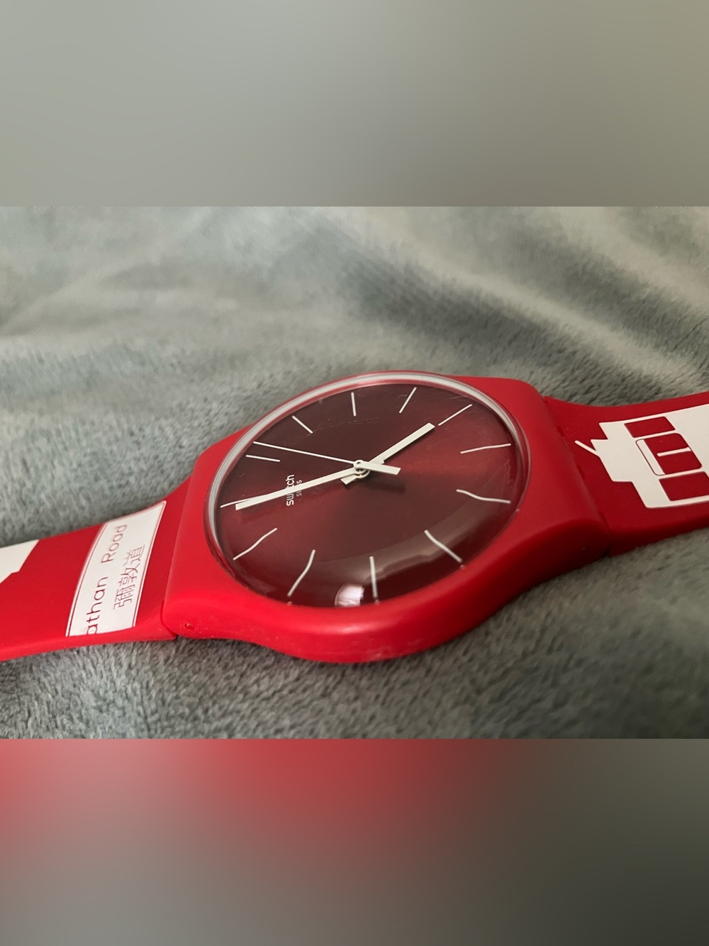 Swatch Watch New Gent Flower Bay Destination 2017 Hong Kong SUOZ232 RARE - Picture 9 of 12